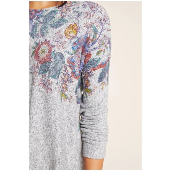 Anthropologie Saturday Sunday Kelyn Hacci Pullover Gray sz XS Women's Top - Picture 3 of 9